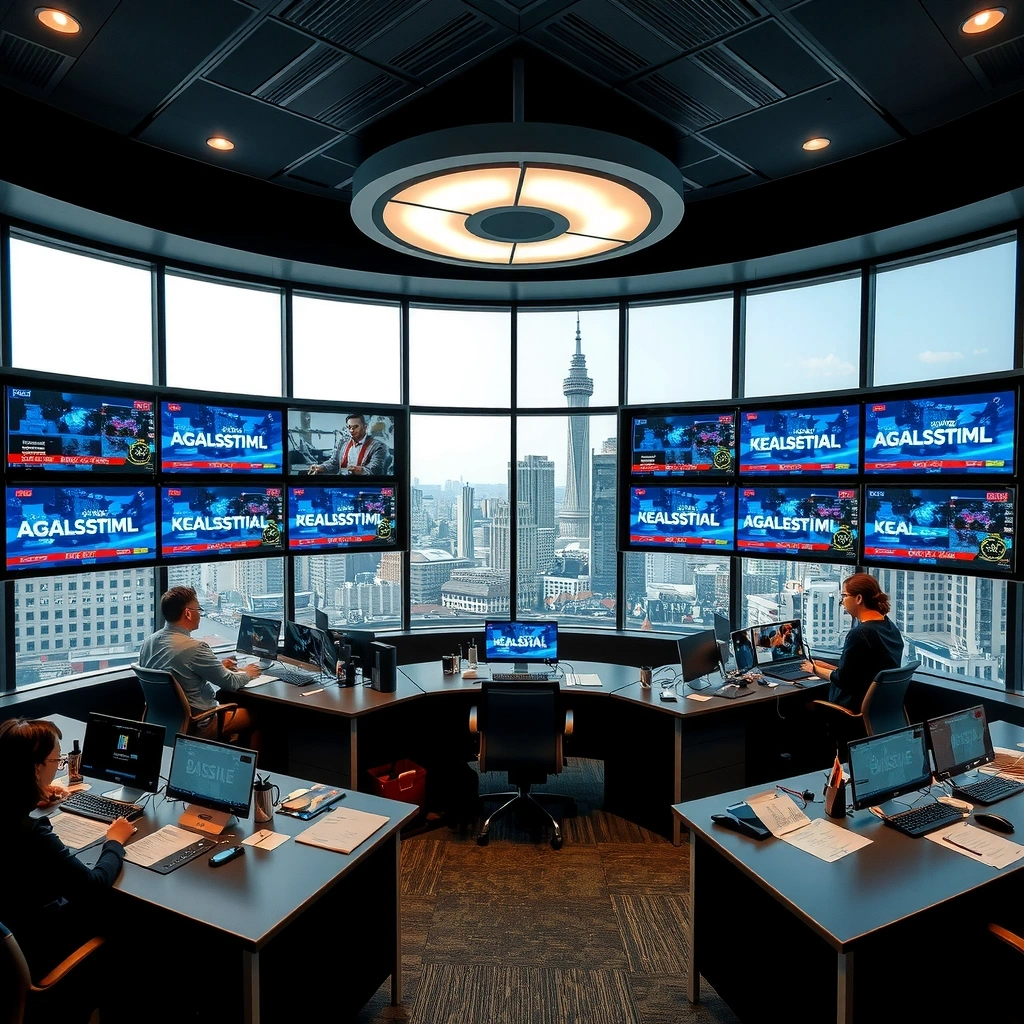 Breaking news background